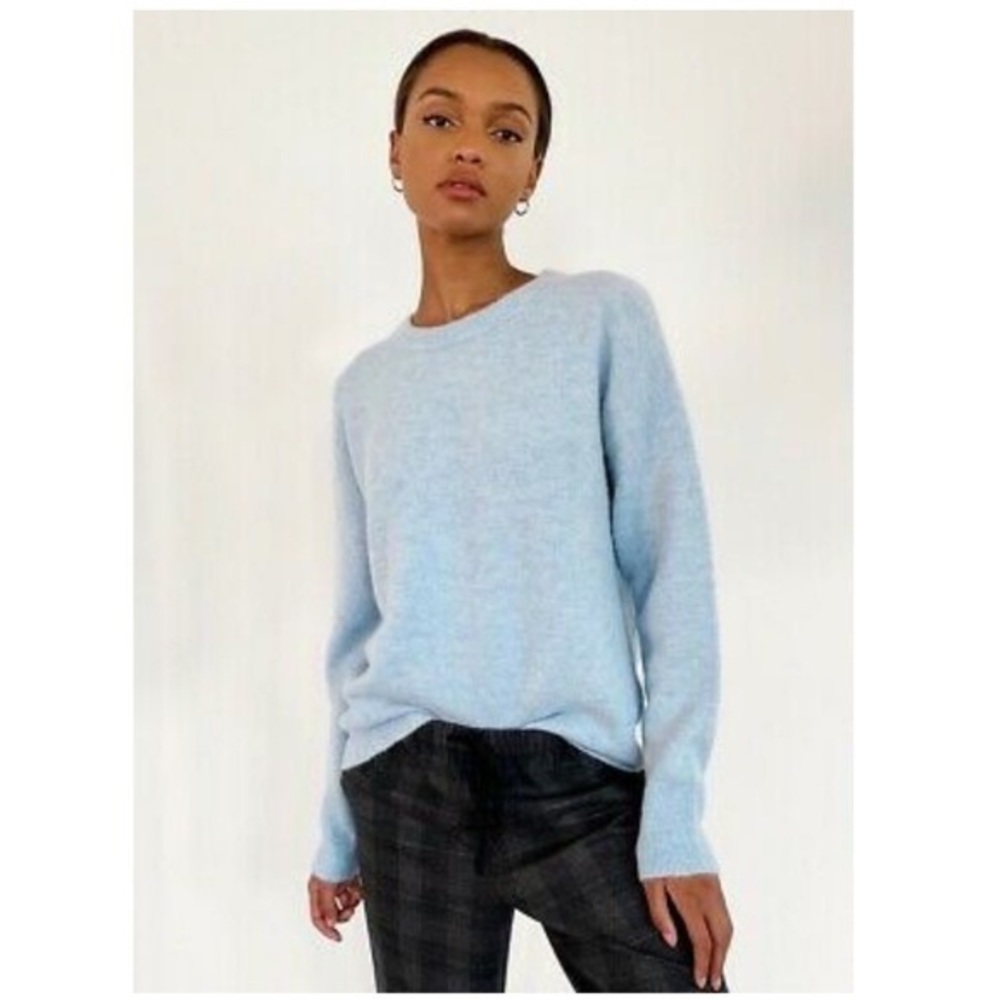 Aritzia Light Blue Crew Neck Sweater